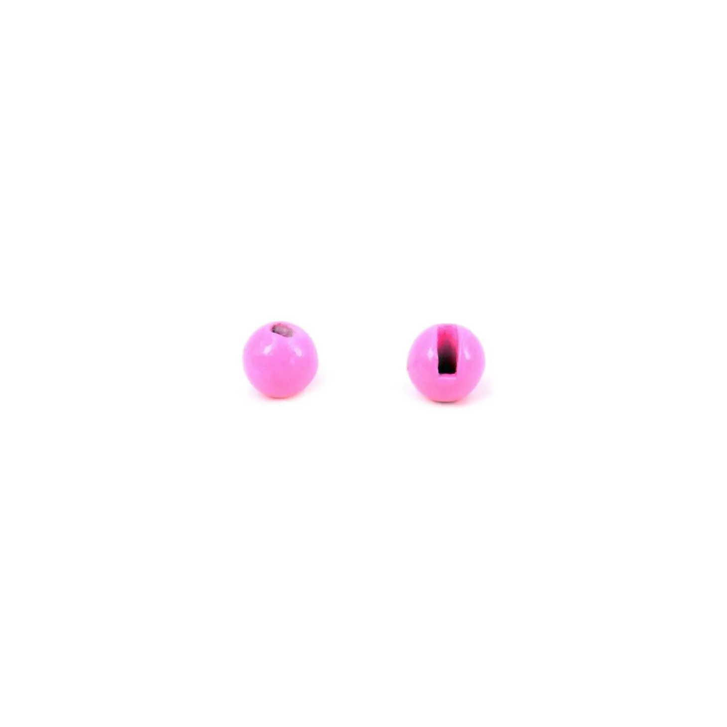 Tungsten Kopfperlen geschlitzt Pink
