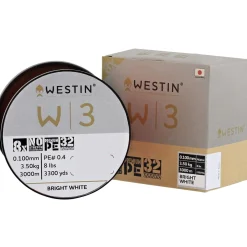 Westin W3 Spoonschnur 8-Fach White Meterware