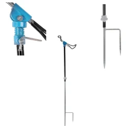 Zebco Magic Trout Rutenhalter verstellbar blau/schwarz